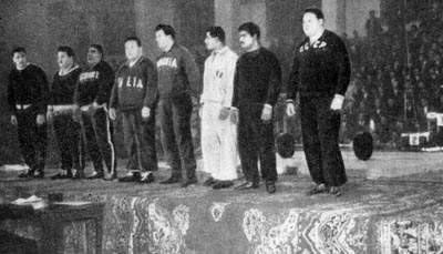 Тегеран. 1957 год. Участники чемпионата мира в тяжёлом весе.